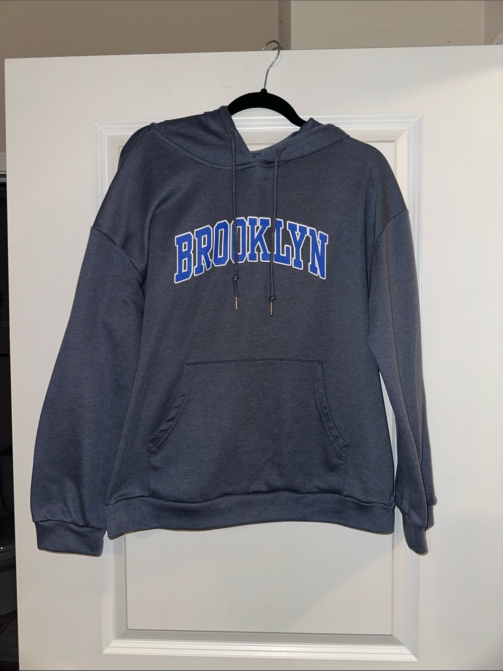 SHEIN Brooklyn Dark Grey Hoodie Size XL